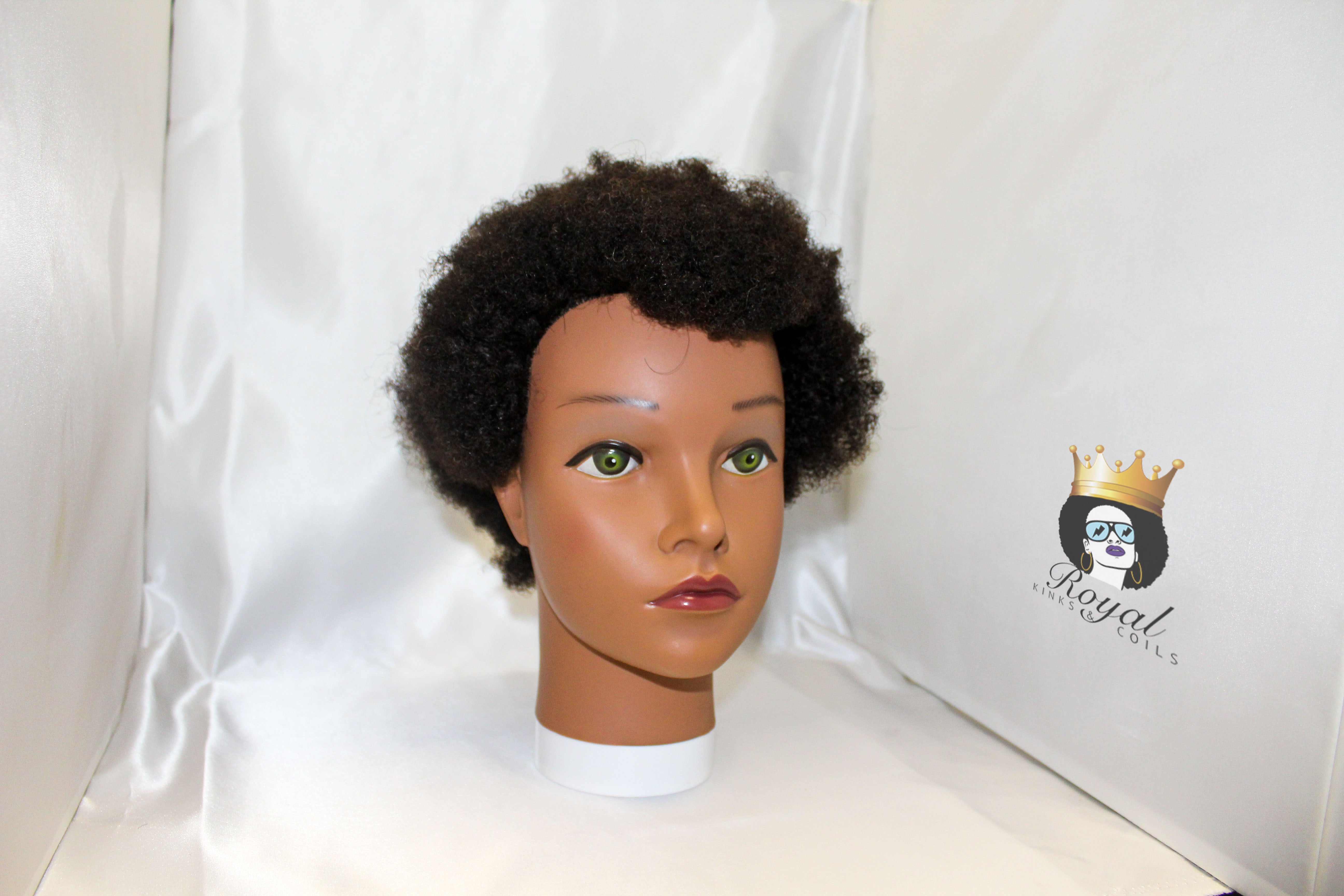 Afro Kinky Mannequin Head (4C) – Royal Kinks N Coils